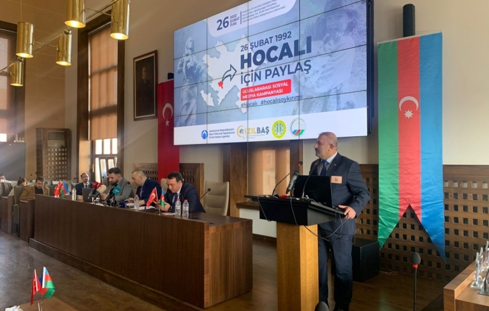 İstanbulda sosial media aksiyası: “Xocalı üçün paylaş” VİDEO