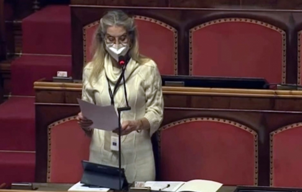 İtaliya Senatının plenar iclasında Xocalı soyqırımı ilə bağlı bəyanat səsləndirilib VİDEO