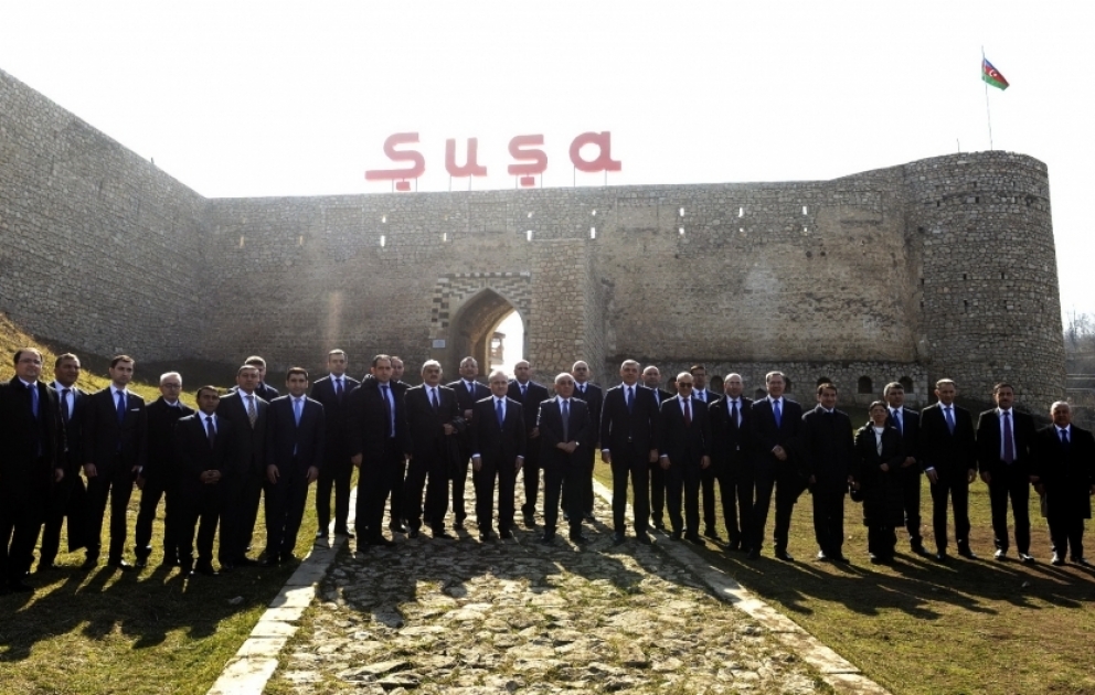 Delegation led by Azerbaijani Prime Minister Ali Asadov and Head of Coordination Headquarters of Presidential Administration Samir Nuriyev wraps up its visit to liberated territories VIDEO