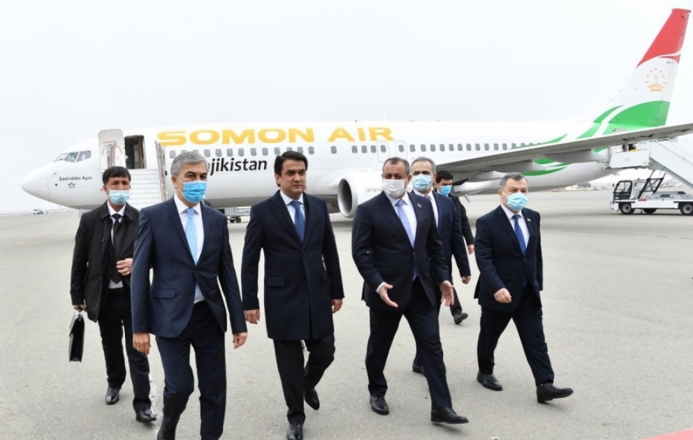 Chairman of Tajik National Assembly embarks on official visit to Azerbaijan VIDEO