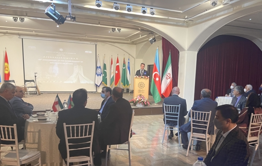 Tehranda Azərbaycan ilə İran arasındakı diplomatik əlaqələrin qurulmasının 30 illiyi qeyd olunub VİDEO