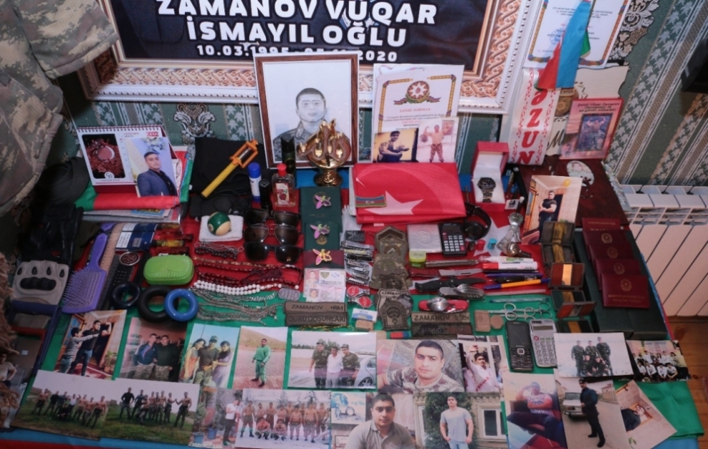 Vətən müharibəsi şəhidi Vüqar Zamanovun xatirəsi yad olunub VİDEO