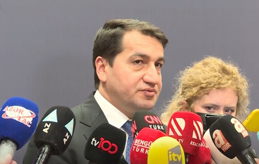 Hikmət Hacıyev: Azərbaycan tərəfi Ermənistanla müzakirələrə hər zaman açıqdır, lakin görüşlər və müzakirələr nəticəli olmalıdır VİDEO