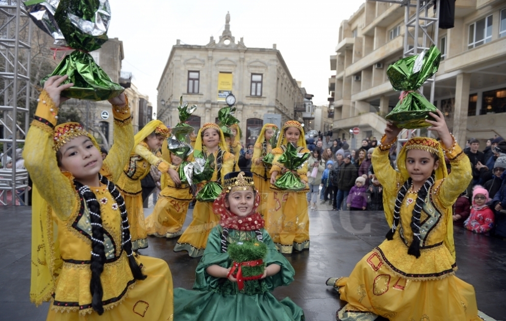 İçərişəhərdə Novruz bayramını təntənəli şəkildə qeyd edilir VİDEO