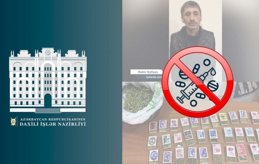 Hövsanda bağındakı istixanada narkotik tərkibli bitkilər yetişdirən şəxs yaxalanıb VİDEO