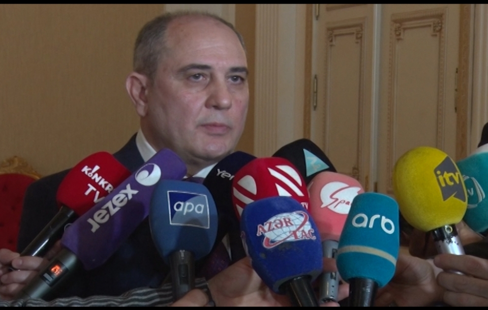 Tahir Budaqov: Erməni cinayətlərinin beynəlxalq aləmdə ifşa olunması dövlətimizin siyasətinin prioritet istiqamətlərindəndir VİDEO