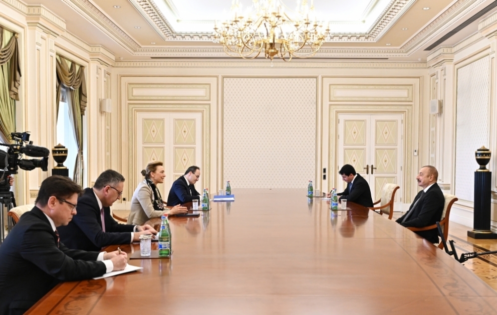 Президент Ильхам Алиев принял делегацию во главе с генеральным секретарем Совета Европы ОБНОВЛЕНО ВИДЕО