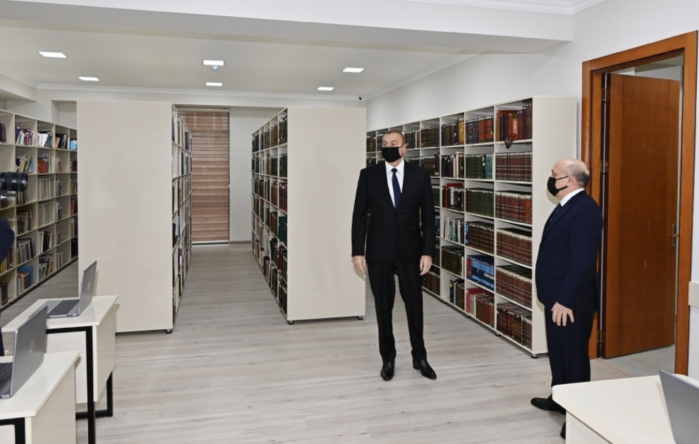 Prezident İlham Əliyev Azərbaycan İlahiyyat İnstitutunun yeni binasının açılışında iştirak edib YENİLƏNİB VİDEO
