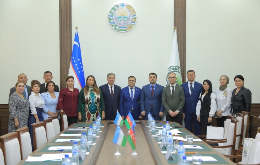 Özbəkistanın Termez Universitetindəki görüşdə Azərbaycanın ali məktəbləri ilə əməkdaşlıq məsələlərindən danışılıb VİDEO