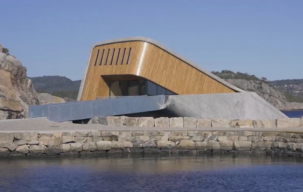 Norveç memarlarından qeyri-adi restoran VİDEO