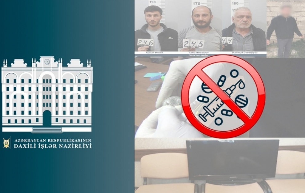 Binə qəsəbəsində yeddi evdən oğurluq edən və narkotiklərin qanunsuz dövriyyəsi ilə məşğul olan şəxslər saxlanılıblar VİDEO