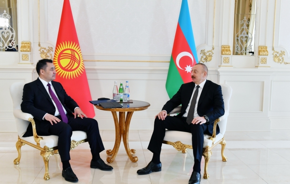 Состоялась встреча президентов Азербайджана и Кыргызстана один на один ОБНОВЛЕНО-1 ВИДЕО