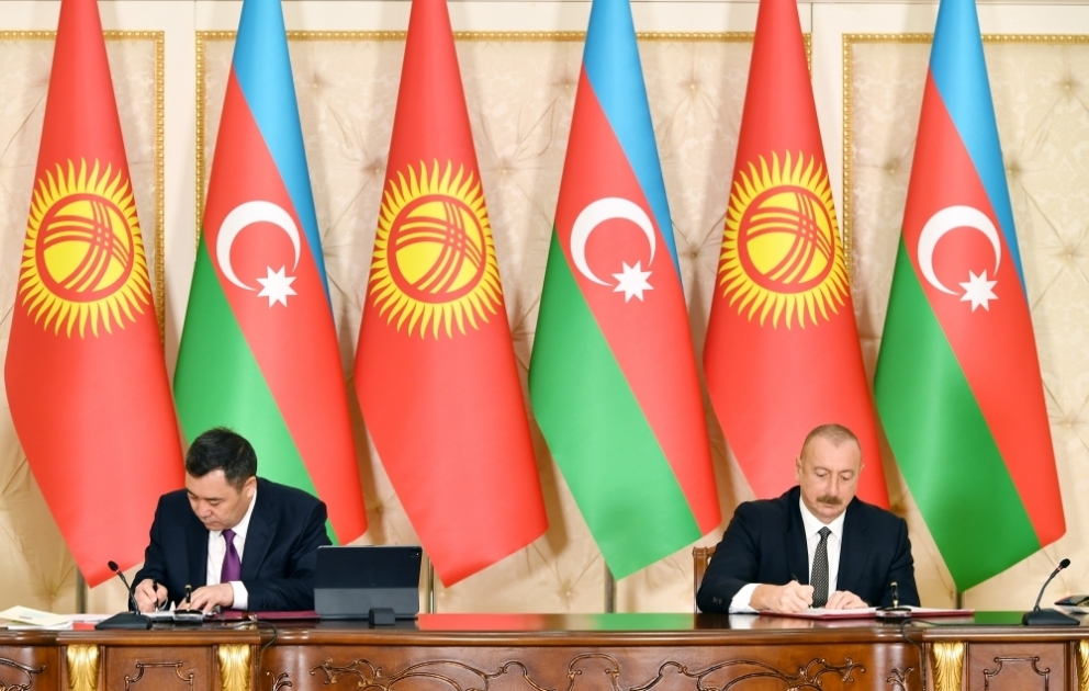 Azerbaijan, Kyrgyzstan signed documents VIDEO
