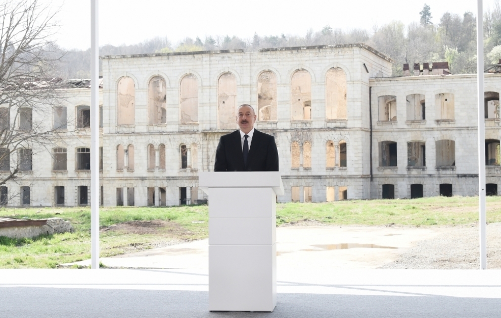 Fifth Congress of World Azerbaijanis gets underway in Shusha city  President Ilham Aliyev made a speech at the Congress VIDEO