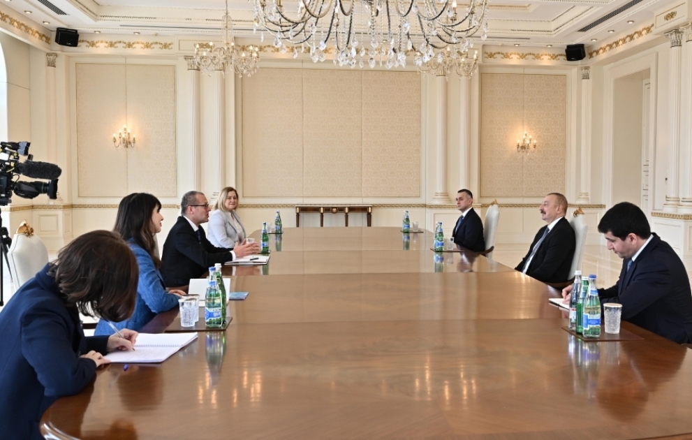 Präsident Ilham Aliyev empfängt WHO-Regionaldirektor für Europa VIDEO