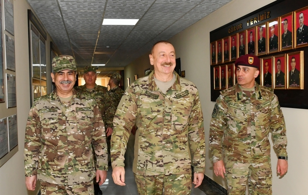 President, Commander-in-Chief of Armed Forces Ilham Aliyev visited military unit of Defense Ministry`s Special Forces VIDEO
