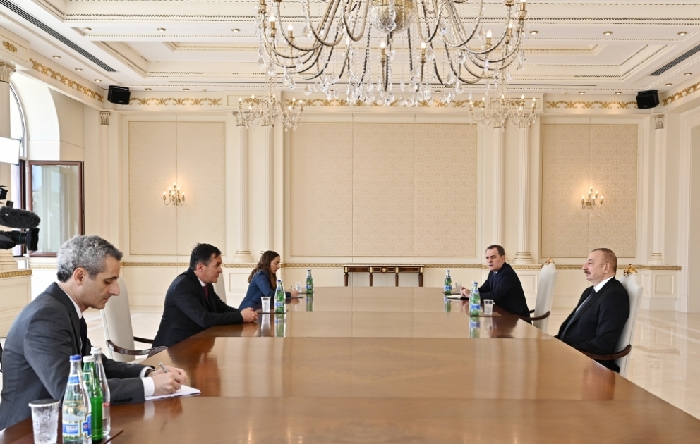 Le président Ilham Aliyev reçoit l’ambassadeur français pour le Partenariat oriental de l’UE VIDEO