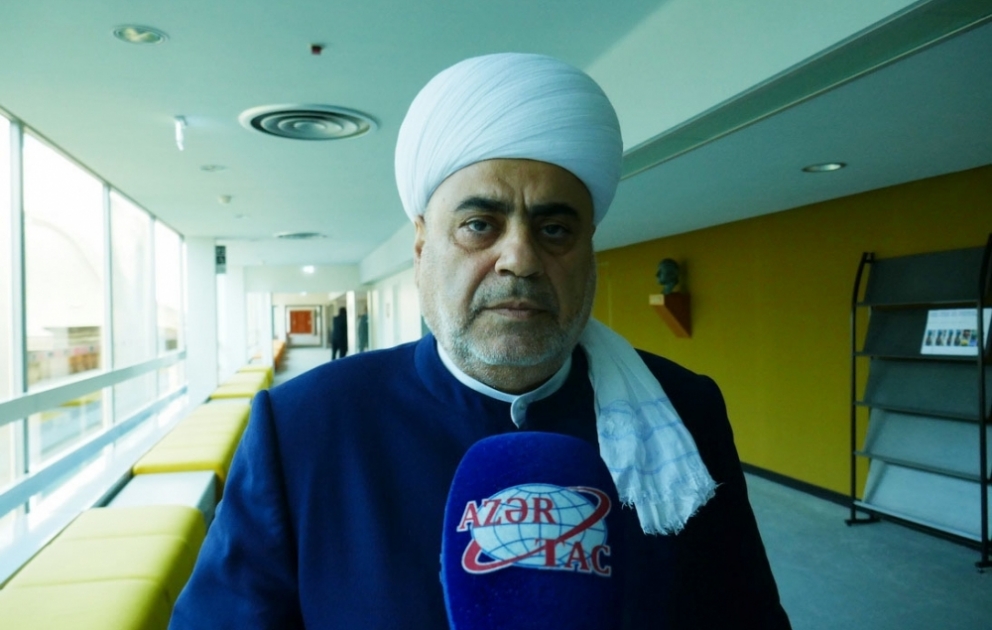 Allahşükür Paşazadə: Dinlərarası dialoqa dair növbəti konfransın multikulturalizm beşiyi Azərbaycanda keçirilməsini təklif etdik VİDEO