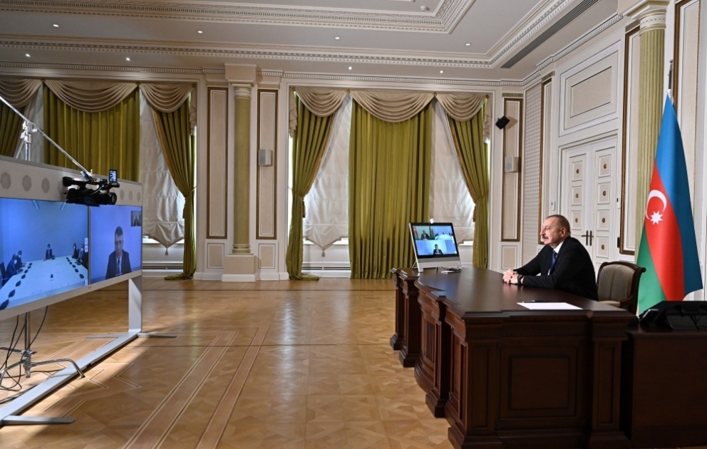 Prezident İlham Əliyev BMT-nin Ərzaq və Kənd Təsərrüfatı Təşkilatının baş direktorunu videoformatda qəbul edib YENİLƏNİB VİDEO