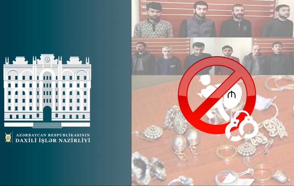 Abşeron rayonunda 35 evdən oğurluq edən və narkotik vasitələrin satışı ilə məşğul olan şəxslər tutulublar VİDEO