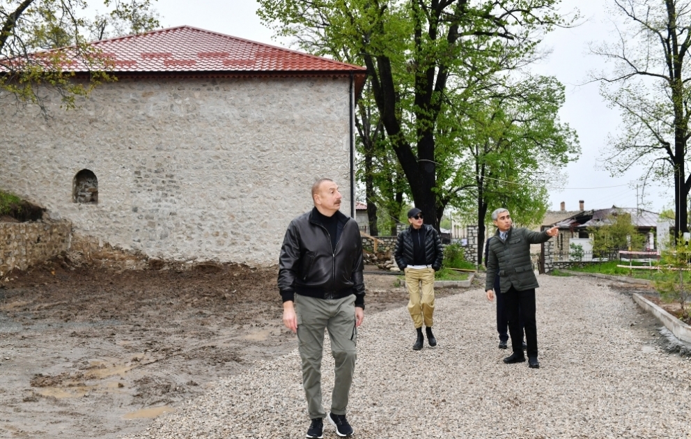 Restoration work at Mehmandarovs’ Estate Complex is carried out by Heydar Aliyev Foundation VIDEO