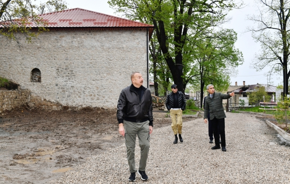 Les travaux de restauration du manoir des Mehmandarov à Choucha sont réalisés par la Fondation Heydar Aliyev VIDEO