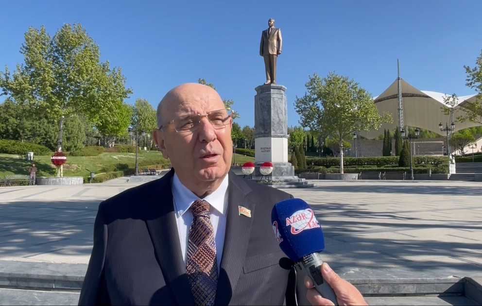 Əhliman Əmiraslanov: Qarabağ Zəfərinin təməlində ümummilli lider Heydər Əliyevin müəyyən etdiyi strategiya dayanırVİDEO