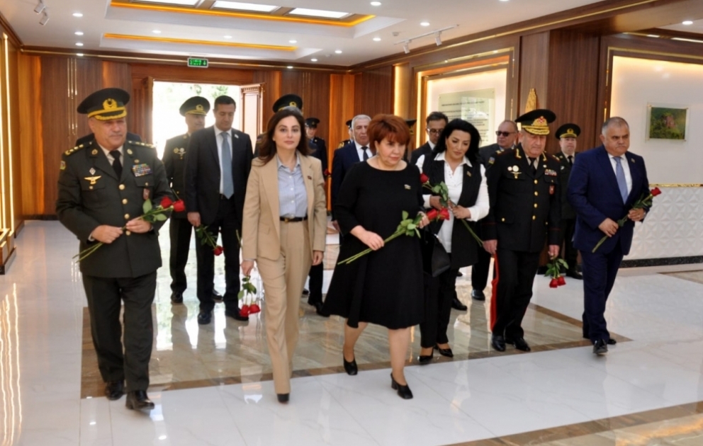 Milli Məclisin deputatlarının bir qrupu Cəmşid Naxçıvanski adına Hərbi Liseyi ziyarət edib VİDEO