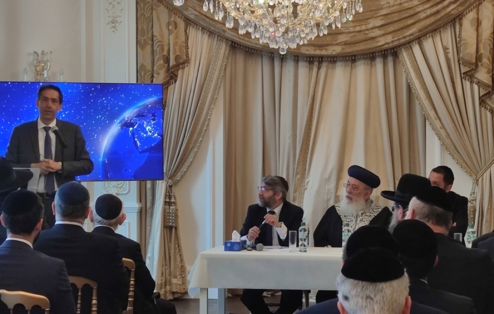Rəhman Mustafayev: Bütün tarixi dövrlərdə yəhudilər ölkəmizdə özlərini böyük bir ailənin bərabərhüquqlu üzvü kimi hiss edib VİDEO
