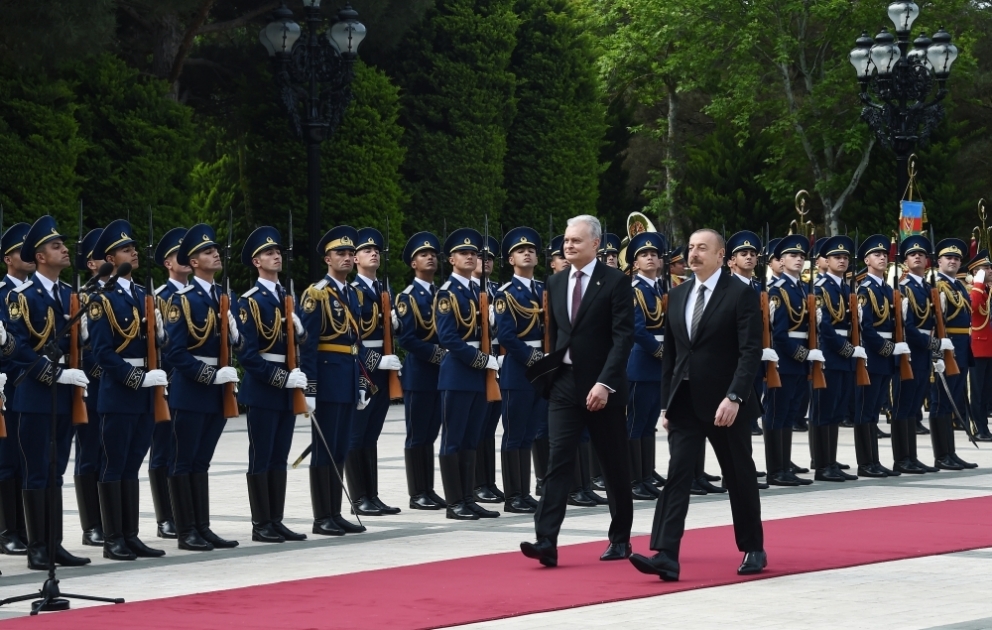 Состоялась церемония официальной встречи Президента Литовской Республики Гитанаса Науседы ВИДЕО