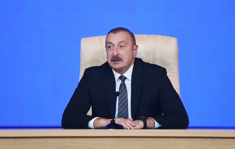 Prezident İlham Əliyev: Biz Azərbaycanda nəqliyyat şəbəkəsinin şaxələndirilmiş zəncirini yaratmışıq VİDEO