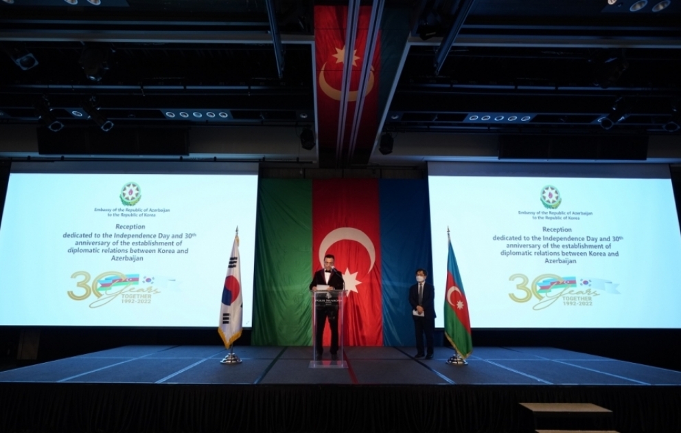 Azərbaycanın Müstəqillik Günü Koreya Respublikasında qeyd olunub VİDEO