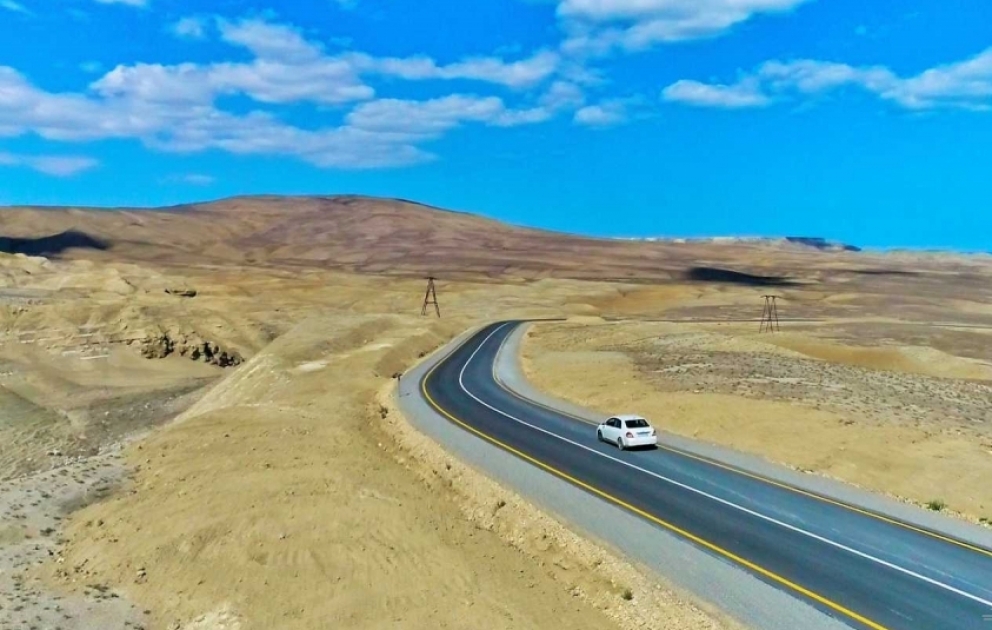 Abşeron rayonunda müasir turizm infrastrukturuna aparan yeni avtomobil yolu inşa edilib VİDEO