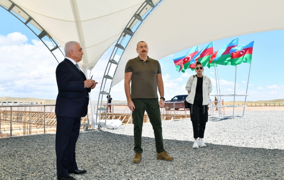 In Jabrayil Region Grundstein für zentrales Umspannwerk 330/110/35 kV gelegt VIDEO