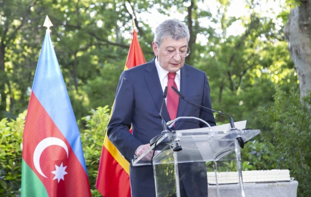 Müstəqillik Günü və Azərbaycan ilə İspaniya arasında diplomatik əlaqələrin qurulmasının 30 illiyinə həsr olunmuş təntənəli qəbul mərasimi keçirilib VİDEO