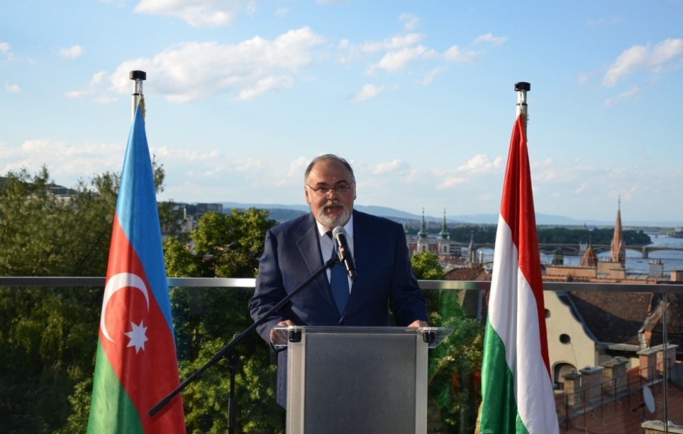 Müstəqillik Günü münasibətilə Budapeştdə ziyafət təşkil olunub VİDEO