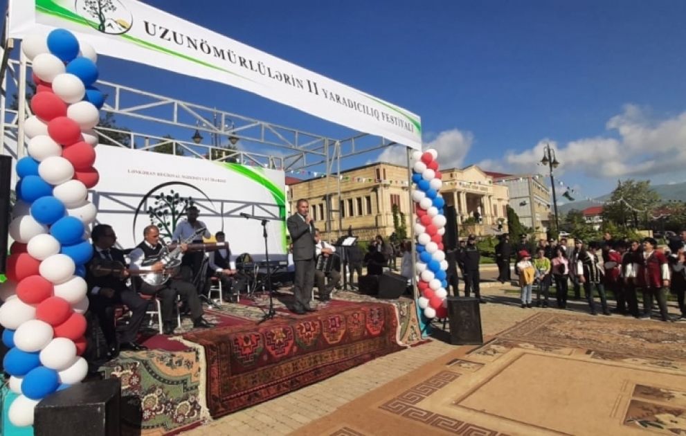 Uzunömürlülər II yaradıcılıq festivalında bir araya gəldilər FOTO VİDEO