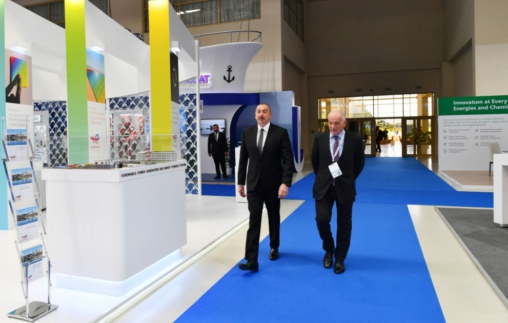 President Ilham Aliyev attended official opening ceremony of 27th International Caspian Oil & Gas Exhibition on the sidelines of Baku Energy Week VIDEO
