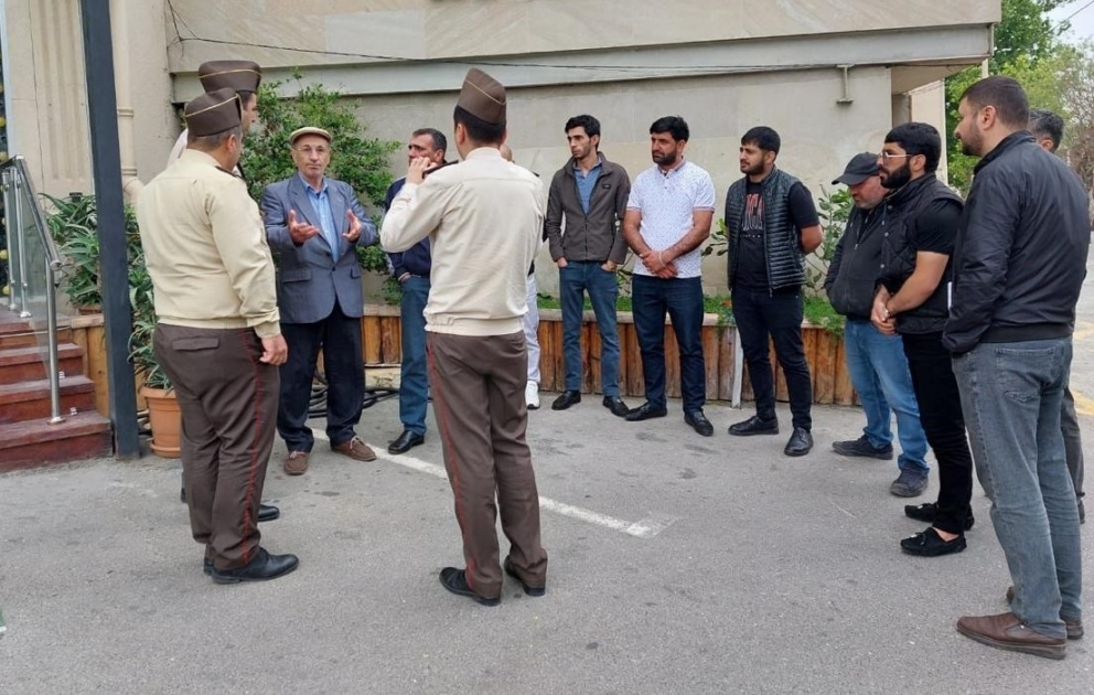 FHN-in Dövlət Yanğın Nəzarəti Xidməti yanğın təhlükəli obyektin fəaliyyətini məhdudlaşdırıb VİDEO