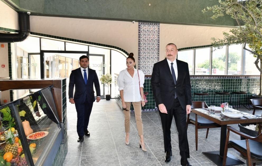 Bakıda “Şərq Bazarı” kompleksi bərpa və yenidənqurmadan sonra istifadəyə verilib VİDEO