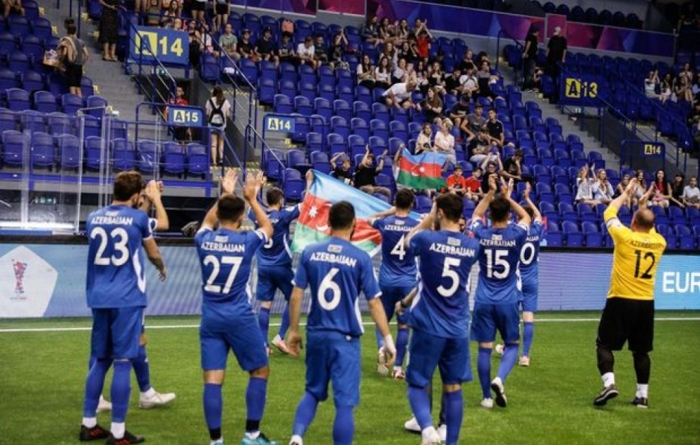 Minifutbol üzrə Azərbaycan milli komandası Avropa çempionatının yarımfinalına yüksəlib VİDEO