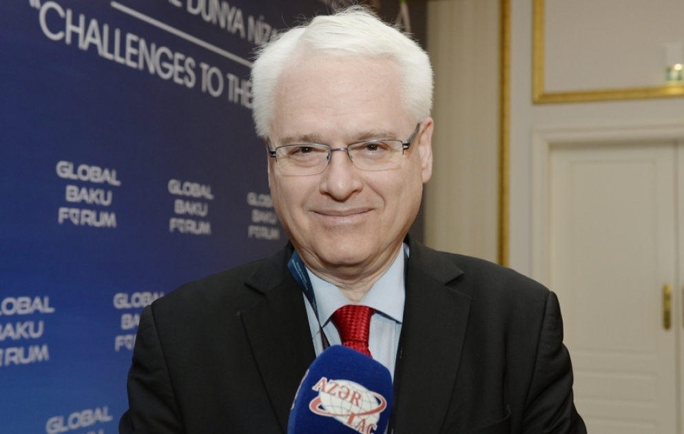 İvo Yosipoviç: IX Qlobal Bakı Forumu dünyanı narahat edən məsələlərin həlli yollarını tapmaqda böyük rol oynayacaq VİDEO