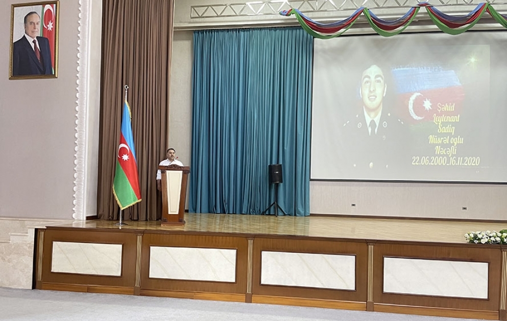Şəhidlərin xatirəsinə həsr olunmuş anım mərasimi keçirilib VİDEO