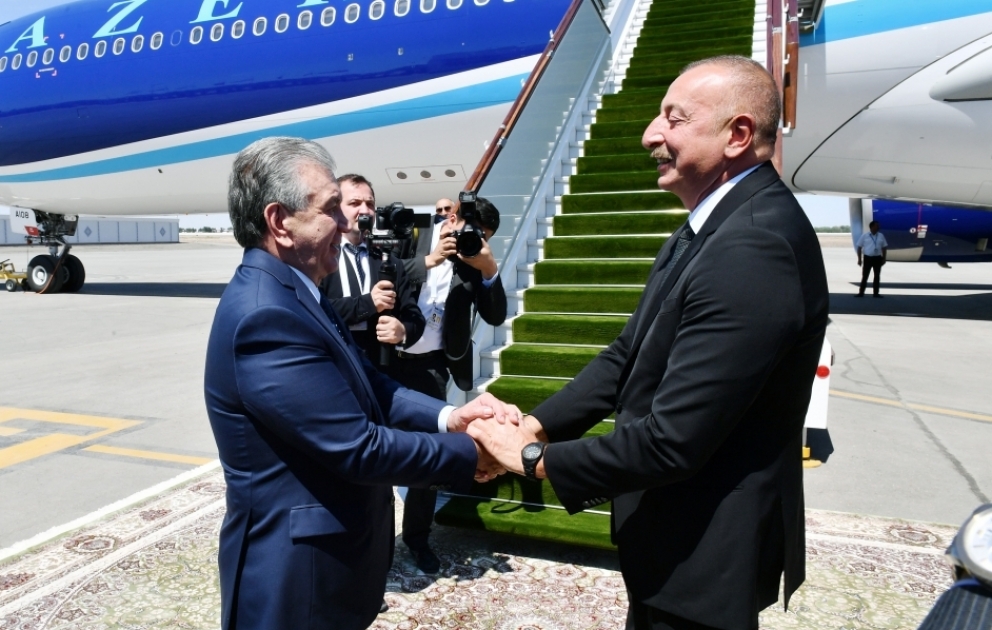 President Ilham Aliyev completed his state visit to Uzbekistan VIDEO