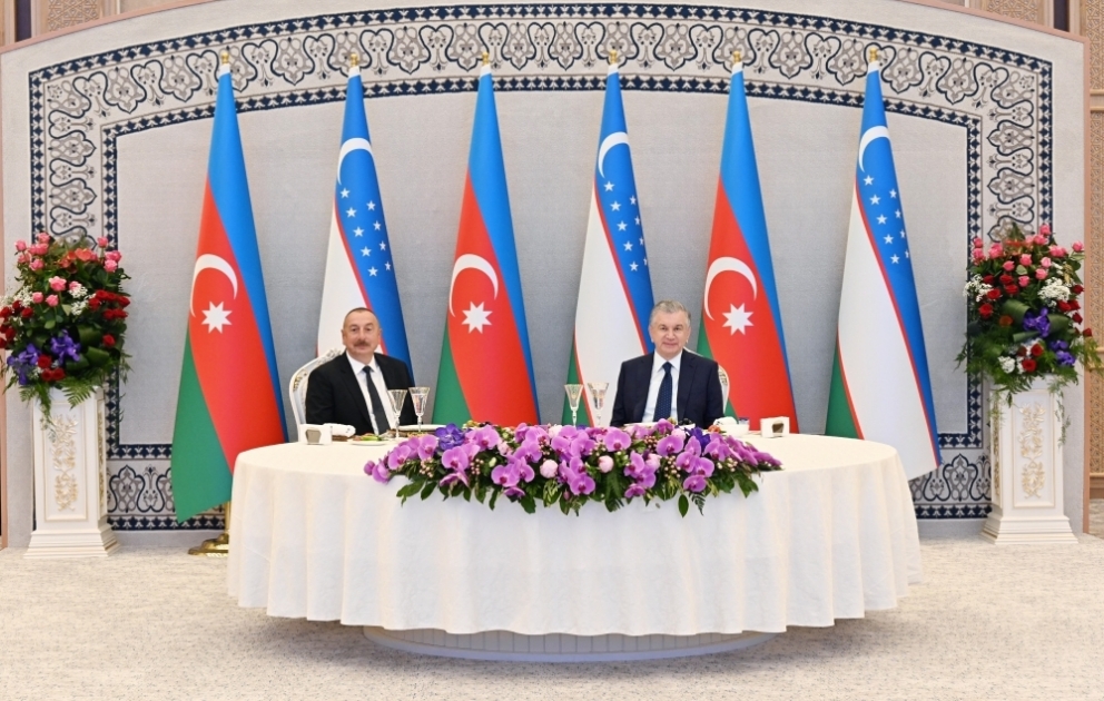 Une réception offerte en l'honneur du président azerbaïdjanais VIDEO