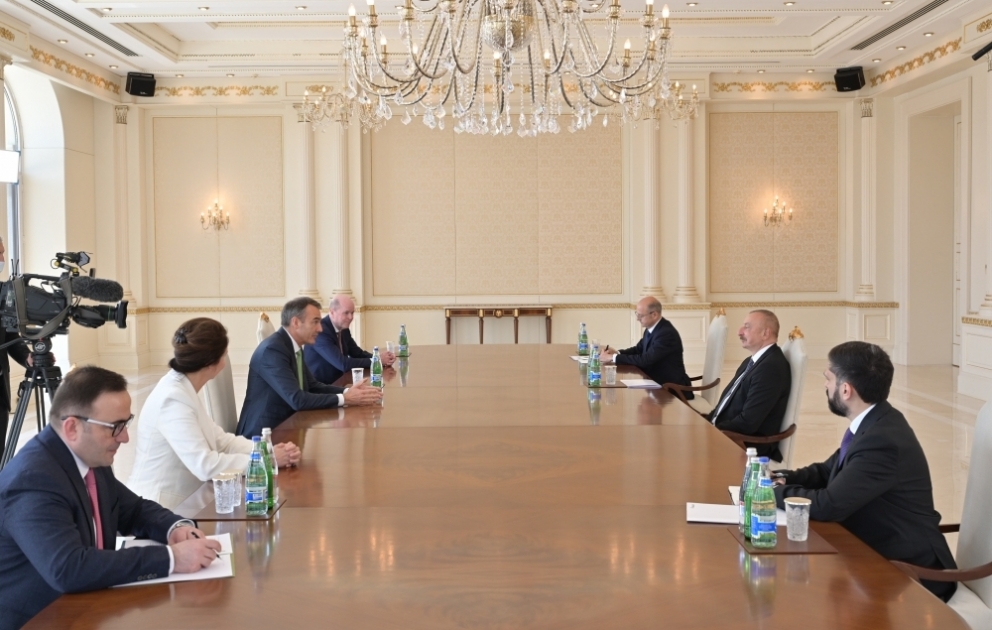 Präsident Ilham Aliyev empfängt CEO von BP VIDEO