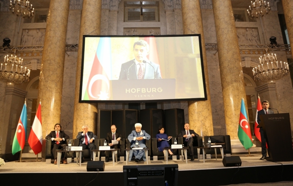 Vyanada Azərbaycan nümayəndə heyətinin iştirakı ilə dinlərarası və mədəniyyətlərarası dialoqa həsr olunmuş beynəlxalq konfrans keçirilir VİDEO