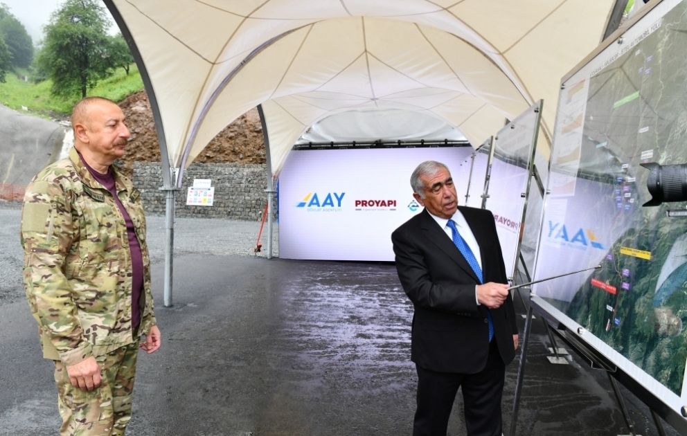 Prezident İlham Əliyev Göygöl, Kəlbəcər və Laçın rayonlarına səfər edib VİDEO