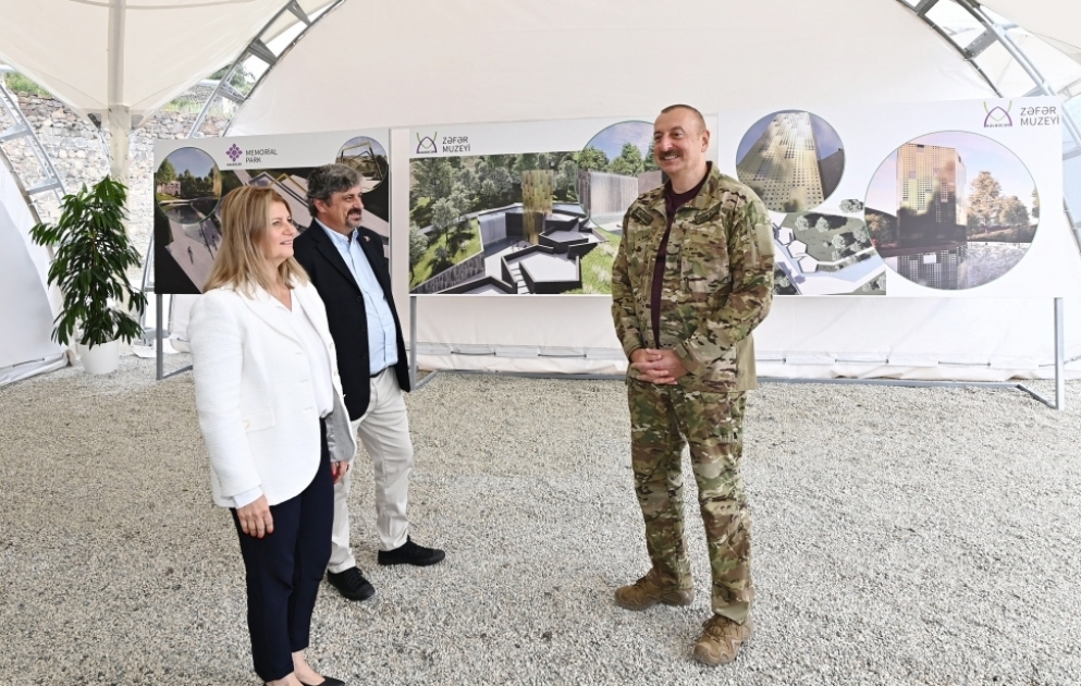 Master Plan of Kalbajar was submitted, foundation stone for Occupation and Victory Museums Complex was laid VIDEO