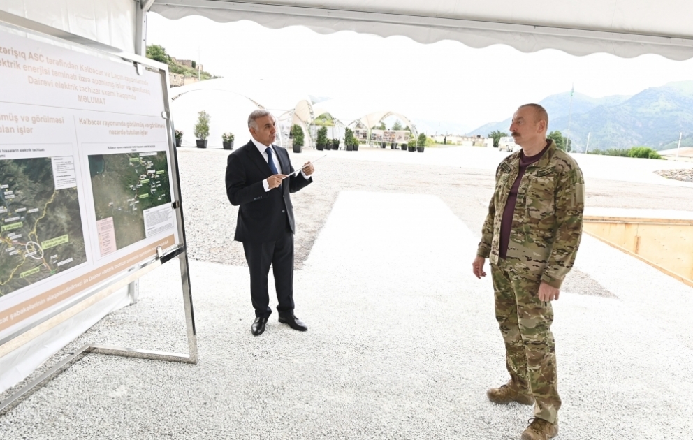 Foundation stone for Kalbajar Digital Management Center was laid VIDEO